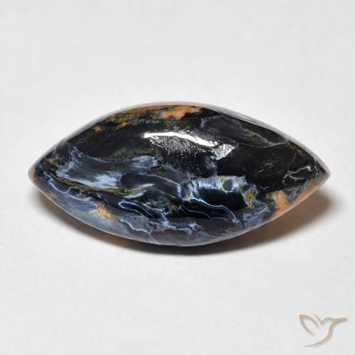 9.05ct Natürlicher Mehrfarbig Pietersite, Marquise, Lichtundurchlässig