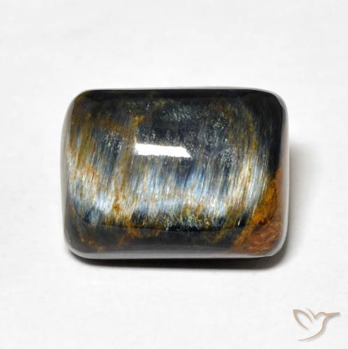 7.84ct Natürlicher Mehrfarbig Pietersite, Kissen, Lichtundurchlässig