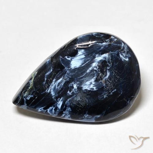 11.81ct Natürlicher Mehrfarbig Pietersite, Birnenform, Lichtundurchlässig