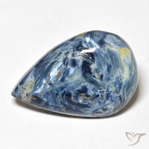9.09ct Natürlicher Mehrfarbig Pietersite, Birnenform, Lichtundurchlässig