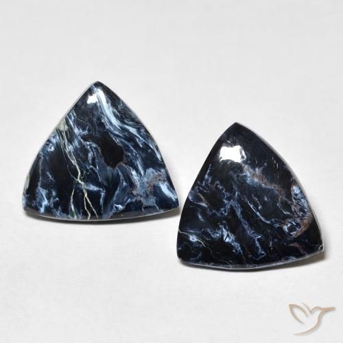 6.02ctw Natürlicher Mehrfarbig Pietersite, Trillion, Lichtundurchlässig