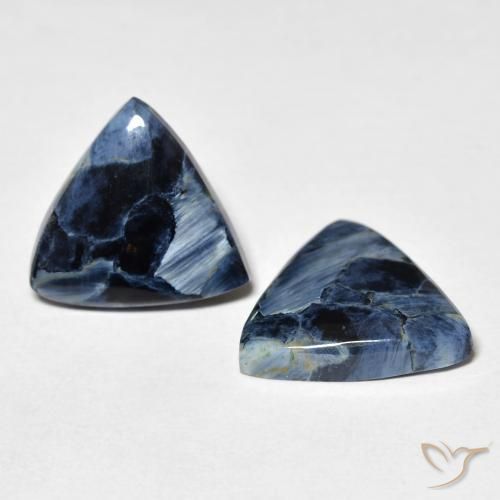6.60 ct natürliche Mehrfarbig Pietersite-Edelsteine, Trillion, Lichtundurchlässig