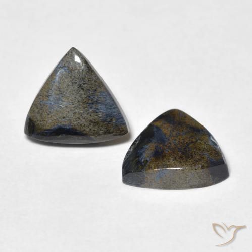 3.35 ct natürliche Mehrfarbig Pietersite-Edelsteine, Trillion, Lichtundurchlässig