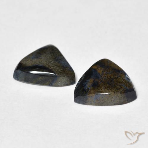 3.35 ct natürliche Mehrfarbig Pietersite-Edelsteine, Trillion, Lichtundurchlässig