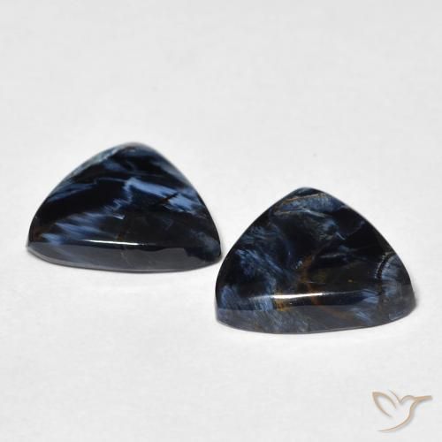 5.61 ct natürliche Mehrfarbig Pietersite-Edelsteine, Trillion, Lichtundurchlässig