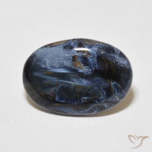 4.63ct Natürlicher Mehrfarbig Pietersite, Oval, Lichtundurchlässig