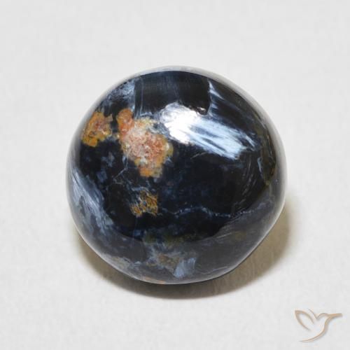 3.61ct Natürlicher Mehrfarbig Pietersite, Runden, Lichtundurchlässig