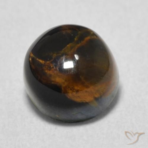 1.14ct Natürlicher Mehrfarbig Pietersite, Runden, Lichtundurchlässig