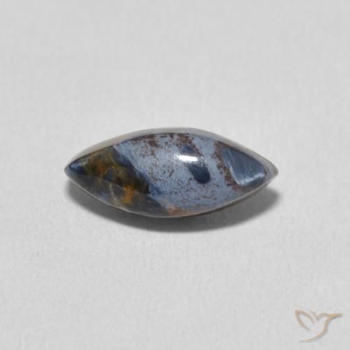 1.44ct Natürlicher Mehrfarbig Pietersite, Marquise, Lichtundurchlässig