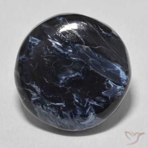 12.49ct Natürlicher Mehrfarbig Pietersite, Runden, Lichtundurchlässig