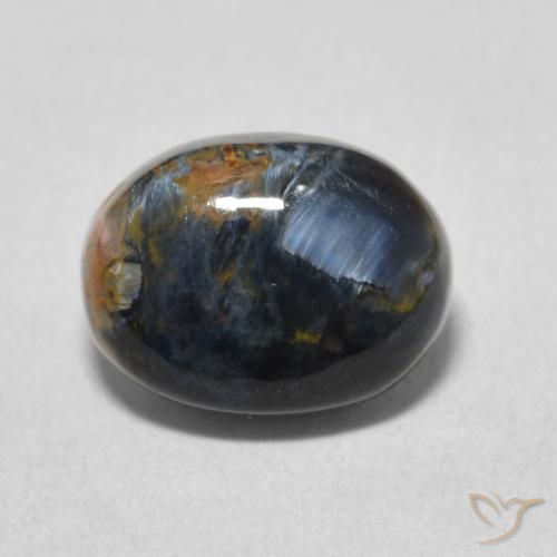 2.66ct Natürlicher Mehrfarbig Pietersite, Oval, Lichtundurchlässig