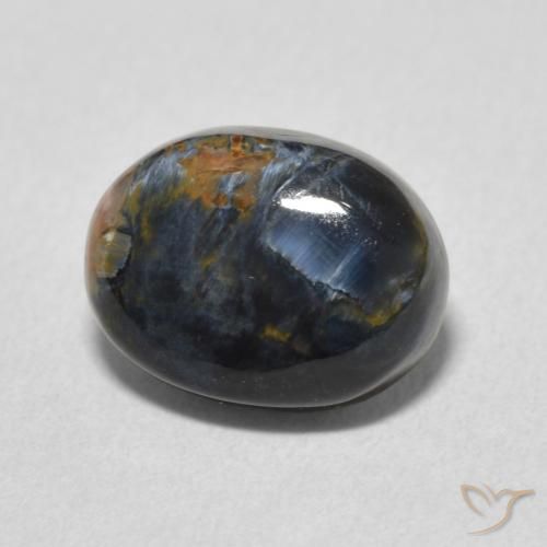 9,17 ctw natürlicher Mehrfarbig Pietersite, Oval, Lichtundurchlässig