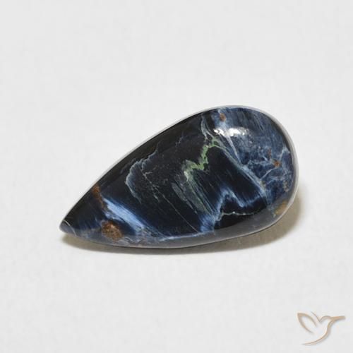 1.17ct Natürlicher Mehrfarbig Pietersite, Birnenform, Lichtundurchlässig