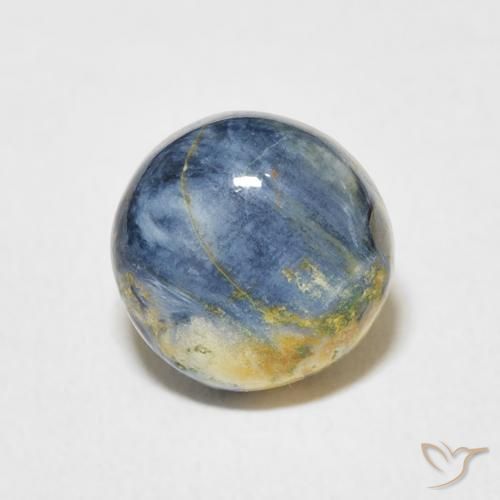 2.06ct Natürlicher Mehrfarbig Pietersite, Runden, Lichtundurchlässig