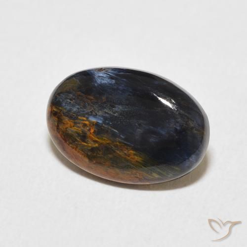 9,17 ctw natürlicher Mehrfarbig Pietersite, Oval, Lichtundurchlässig