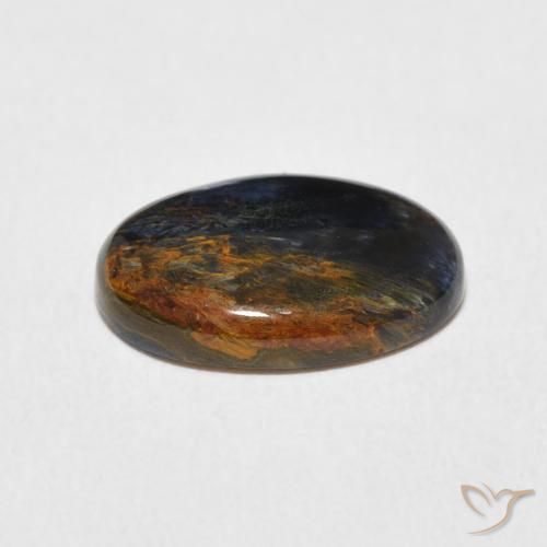 9,17 ctw natürlicher Mehrfarbig Pietersite, Oval, Lichtundurchlässig