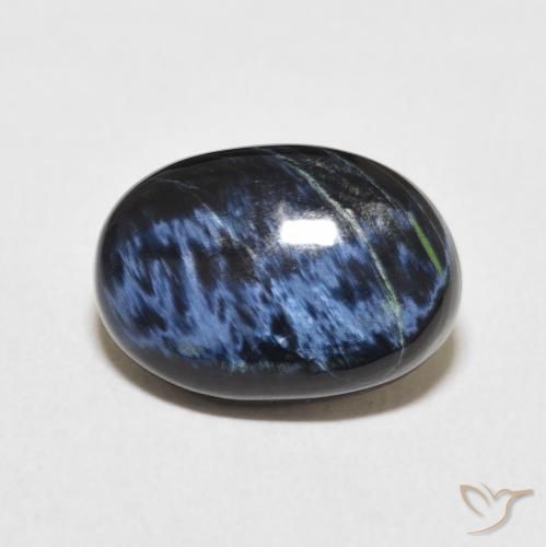 5.18ct Natürlicher Mehrfarbig Pietersite, Oval, Lichtundurchlässig