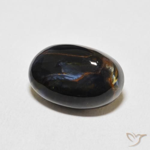 9,17 ctw natürlicher Mehrfarbig Pietersite, Oval, Lichtundurchlässig