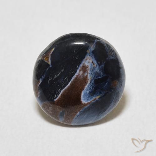 1.67ct Natürlicher Mehrfarbig Pietersite, Runden, Lichtundurchlässig