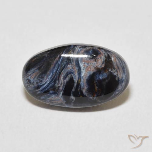 2.98ct Natürlicher Mehrfarbig Pietersite, Oval, Lichtundurchlässig