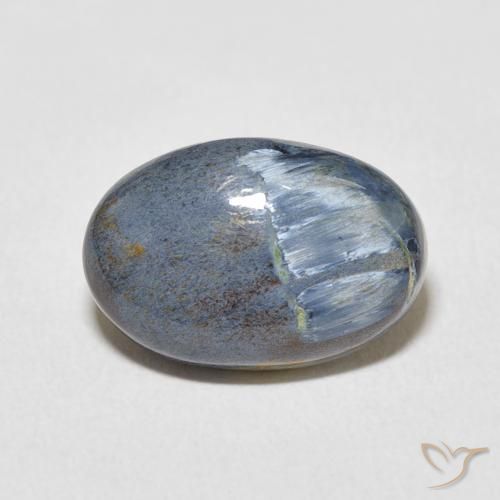 5.27ct Natürlicher Mehrfarbig Pietersite, Oval, Lichtundurchlässig