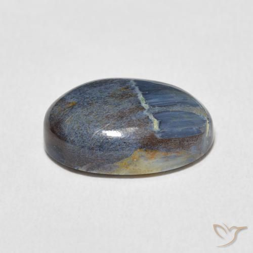 9,17 ctw natürlicher Mehrfarbig Pietersite, Oval, Lichtundurchlässig