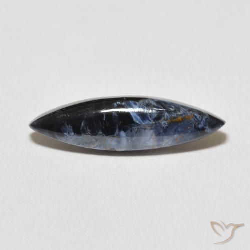 3.55ct Natürlicher Mehrfarbig Pietersite, Marquise, Lichtundurchlässig