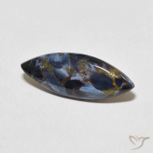 9,17 ctw natürlicher Mehrfarbig Pietersite, Marquise, Lichtundurchlässig