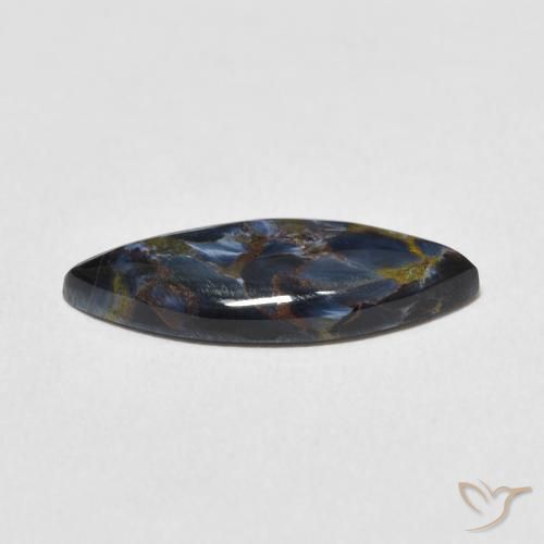 9,17 ctw natürlicher Mehrfarbig Pietersite, Marquise, Lichtundurchlässig