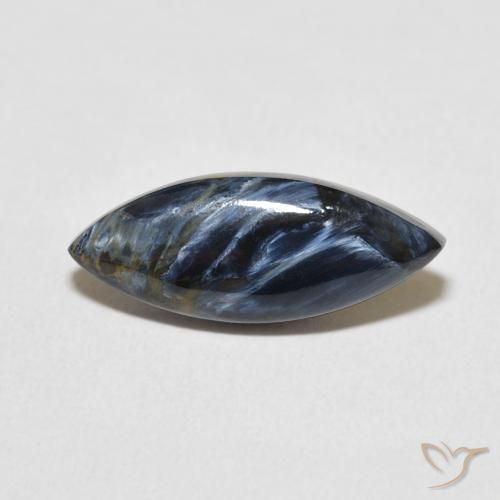 3.61ct Natürlicher Mehrfarbig Pietersite, Marquise, Lichtundurchlässig