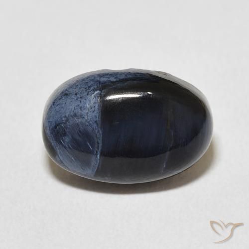 5.37ct Natürlicher Mehrfarbig Pietersite, Oval, Lichtundurchlässig