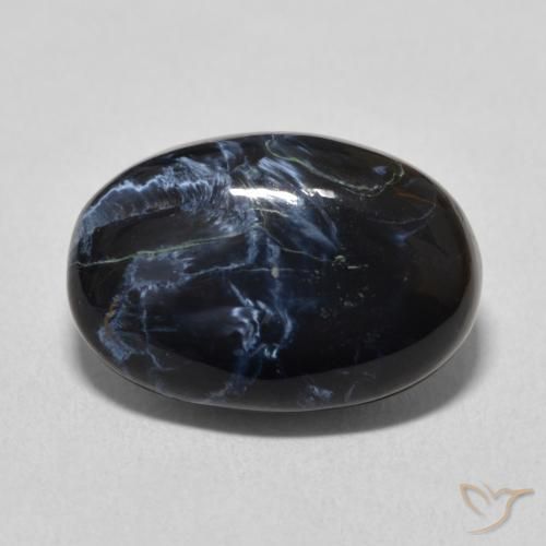 9.00ct Natürlicher Mehrfarbig Pietersite, Oval, Lichtundurchlässig