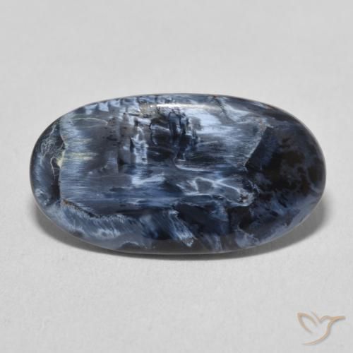 5.06ct Natürlicher Mehrfarbig Pietersite, Oval, Lichtundurchlässig