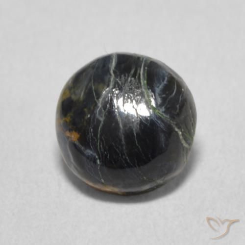1.39ct Natürlicher Mehrfarbig Pietersite, Runden, Lichtundurchlässig