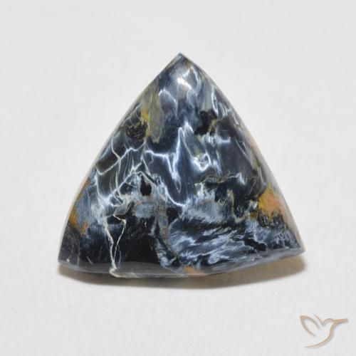 4.62ct Natürlicher Mehrfarbig Pietersite, Trillion, Lichtundurchlässig