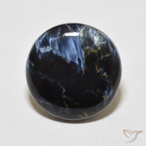 7.82ct Natürlicher Mehrfarbig Pietersite, Runden, Lichtundurchlässig