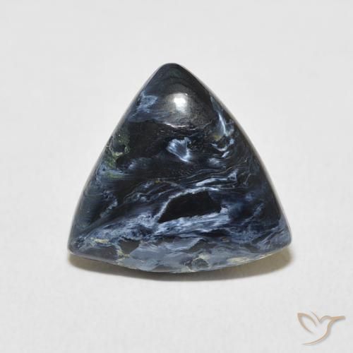 3.96ct Natürlicher Mehrfarbig Pietersite, Trillion, Lichtundurchlässig