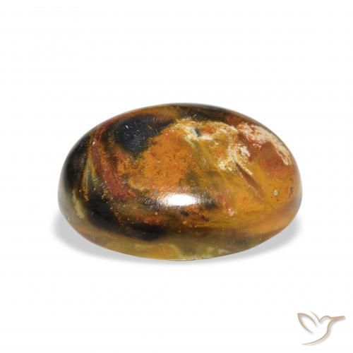 9,17 ctw natürlicher Mehrfarbig Pietersite, Oval, Lichtundurchlässig