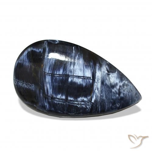 6.31ct Mehrfarbig Pietersite, Birnenform, Lichtundurchlässig