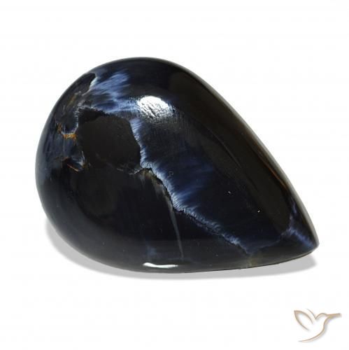 9,17 ctw natürlicher Mehrfarbig Pietersite, Birnenform, Lichtundurchlässig