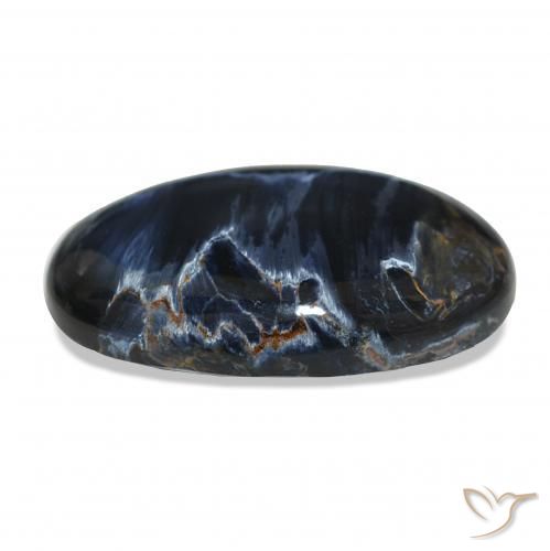 9,17 ctw natürlicher Mehrfarbig Pietersite, Oval, Lichtundurchlässig