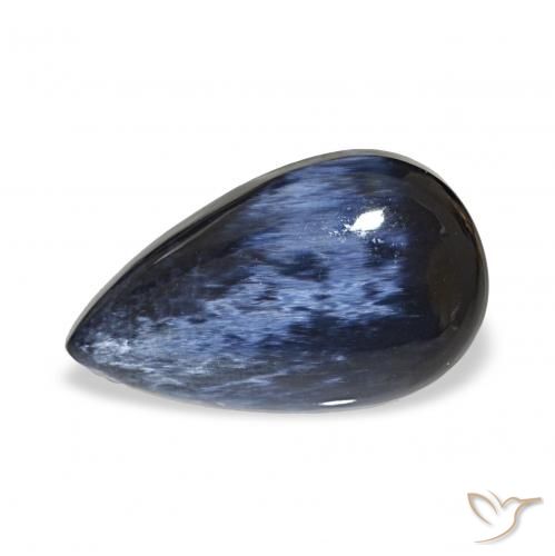 5.10ct Mehrfarbig Pietersite, Birnenform, Lichtundurchlässig