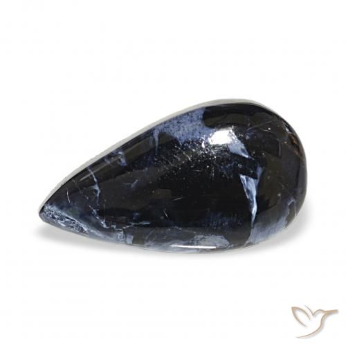 7.18ct Mehrfarbig Pietersite, Birnenform, Lichtundurchlässig