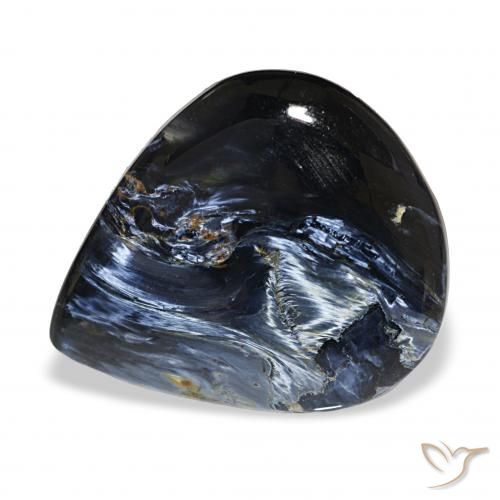 9.97ct Mehrfarbig Pietersite, Birnenform, Lichtundurchlässig
