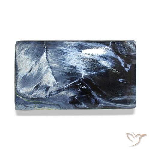 9,17 ctw natürlicher Mehrfarbig Pietersite, Baguette, Lichtundurchlässig