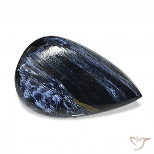 17.84ct Mehrfarbig Pietersite, Birnenform, Lichtundurchlässig