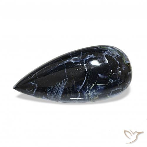13.19ct Mehrfarbig Pietersite, Birnenform, Lichtundurchlässig