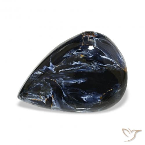 13.22ct Mehrfarbig Pietersite, Birnenform, Lichtundurchlässig