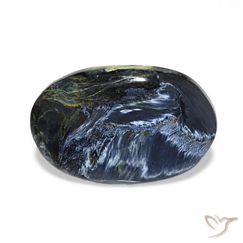 12.70ct Mehrfarbig Pietersite, Oval, Lichtundurchlässig