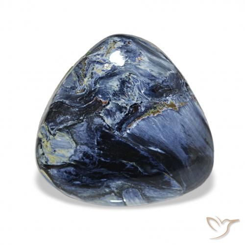12.79ct Mehrfarbig Pietersite, Birnenform, Lichtundurchlässig